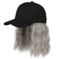 💜2-in-1 Curly Hair Baseball Cap Pruik💜