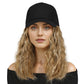 💜2-in-1 Curly Hair Baseball Cap Pruik💜