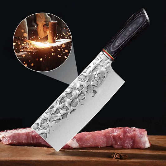 Vintage gesmeed vleesmes