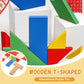 🧩Houten T-vormig educatief puzzelspel