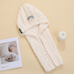 🛁 Grote haarhanddoek met veilige band voor vrouwen