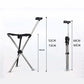 2-in-1 opvouwbare wandelstok met stoel