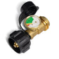 Universele propaantankmeter voor LP-tanks van 5-40 pond | Gasniveau-indicator voor barbecue, verwarming, camper, QCC1-aansluiting
