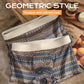 Herenslips Met Geometrisch Patroon – Ademend & Comfortabel！