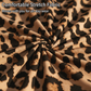 Vrouwen Leopard Print Gerimpelde Mini Jurk
