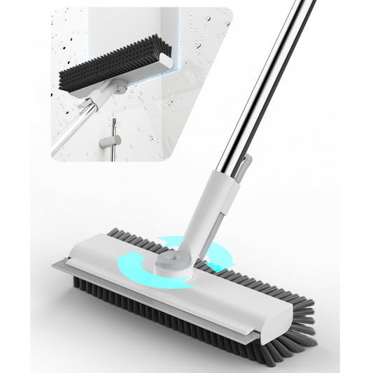 3-in-1 vloerschrobborstel met lange steel