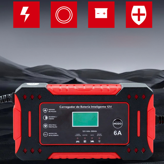 Draagbare slimme acculader voor auto's