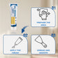 🎉50% KORTING!🛠️Gipsplaat Reparatieset (Met Schraper): Efficiënte Sterke Hechting – Waterdicht & Eenvoudig Te Gebruiken!