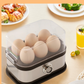 ⚡ FLASH SALE – 50% KORTING 🥗 200W Transparante Stoomkoker – Gezond Koken in Minuten