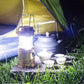 Uitschuifbare kampeerlamp op zonne-energie