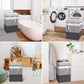Opvouwbare grote wasmand met handvat