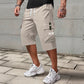 👖Casual 3/4-cargobroek voor heren met trekkoord