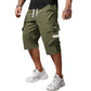 👖Casual 3/4-cargobroek voor heren met trekkoord