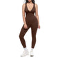 🥳 2026 HOT SALE 🥳💞 50K+ VERKOCHT! 🌸🦋 50% KORTING High-Stretch V-hals Jumpsuit – Comfort de hele dag voor fitness en meer. Ademend, flexibel en moeiteloos chic. Jouw go-to voor beweging. 🧘‍♀️💫