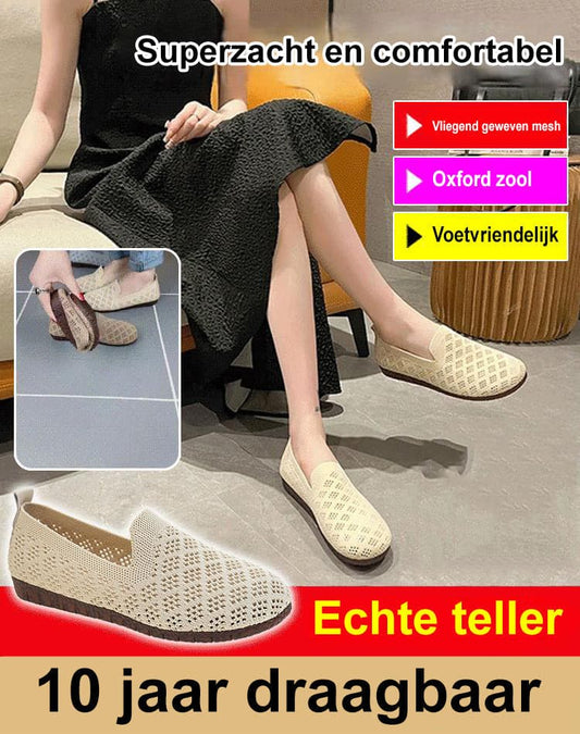 Soft-soled, Woven, Hollow Women's Shoes