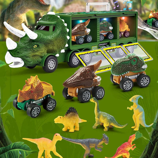 Camion Dinosaure Musical™ | Joli jouet de transporteur de dinosaures