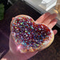 Engel Aura Hartvormige Regenboog Kristal Cluster
