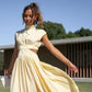 2023 Uitgesneden taille vakantie Midi-jurk met zakken ✨