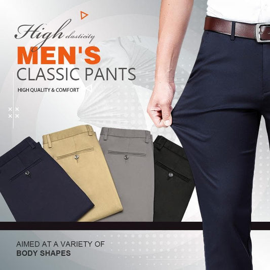 Pantalons pour hommes classiques à haute extensibilité - Achetez-en 2 livraison gratuite