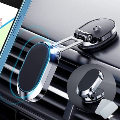 Support magnétique pour téléphone de voiture™ | Petit, solide et sans tracas pour la navigation mobile | 1+1 GRATUIT
