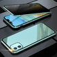 For IPhone Case Magnet King Apple Peep Proof Double sided Glass Metal Magnet Protective Case