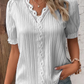 V-hals Plain Lace Elegant Shirt - Koop 2 gratis verzending