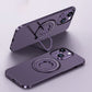 Magnetische Stand Frosted Handle Hard Case beschermhoes voor iPhone