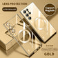 Transparent Luxury Plating Magnetic Cover for Samsung