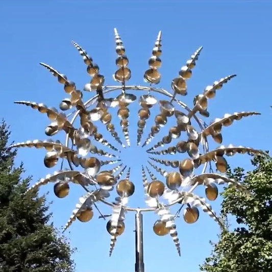 Metallic Windmill™ | Wees klaar voor een oogverblindende winderige tuin