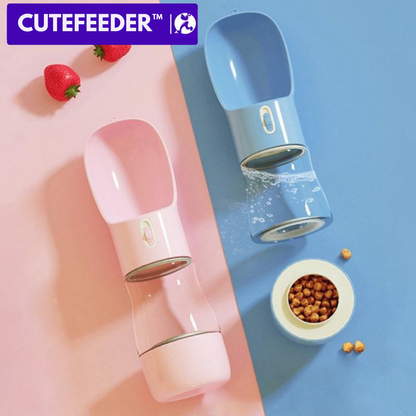 PETFEEDER™ | 3-in-1 draagbare drinkfles, drinkbak en voerbak | water en voer altijd bij de hand