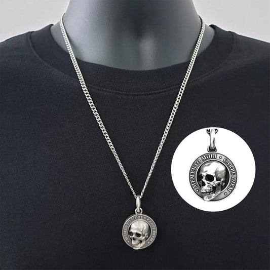 Dashing Skull Necklace™ | Titanium stalen schedel ketting