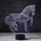 3D Horse Night Lamp™ | Aangedreven LED Acryl Glas