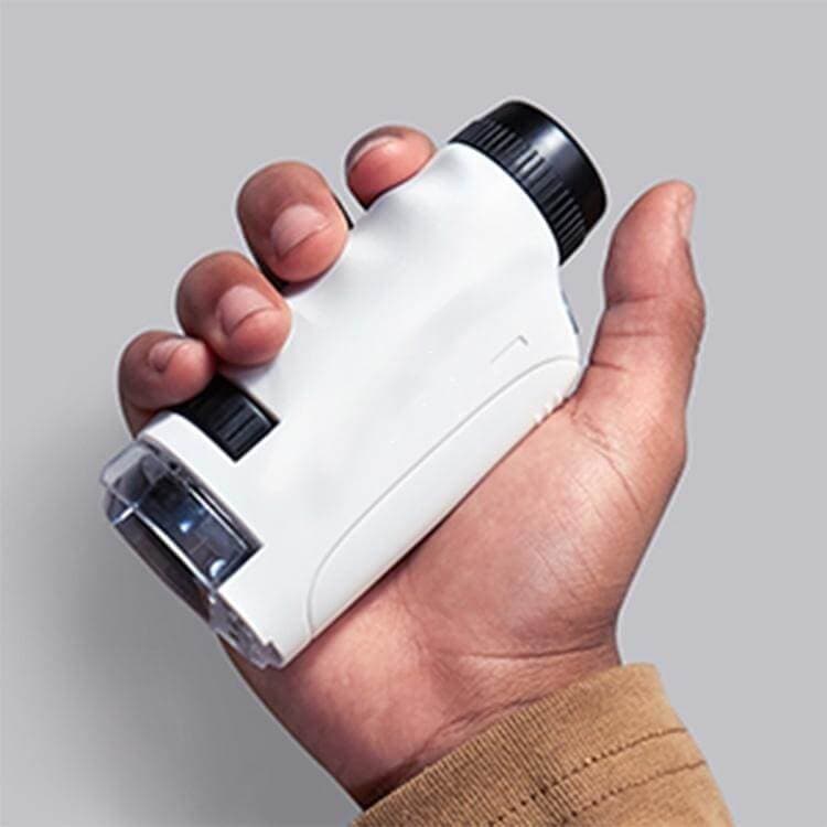 Microscope de poche portable pour enfant avec zoom réglable 60