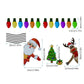 Christmas StickersFest™ | Reflecterende Kerst Lampenstickers Voor Optimale Kerstbeleving