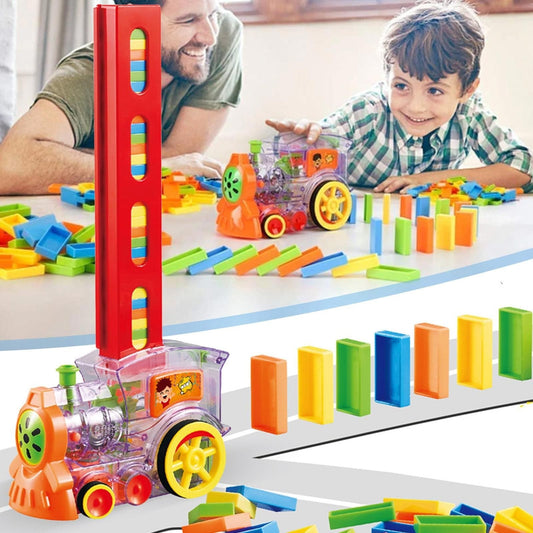 Super Domino Train™ | Construisez les plus belles constructions de dominos rapidement et sans frustration.