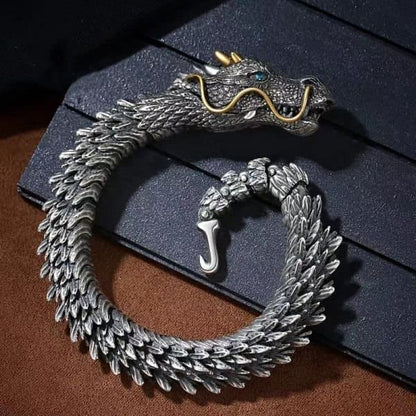 Bracelet Dragon d'Argent™ | Bracelet à breloques brillant et élégant