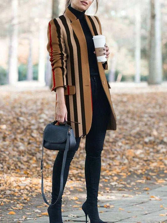 Chic Long Coat™ | Stijlvolle Slim Fit Vintage jas