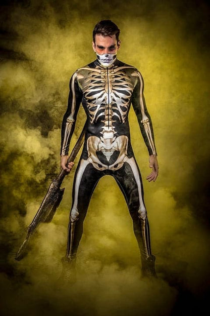 Skeleton Full-Body Costume™ | Angstaanjagend Skelet kostuum voor Halloween of andere feestjes