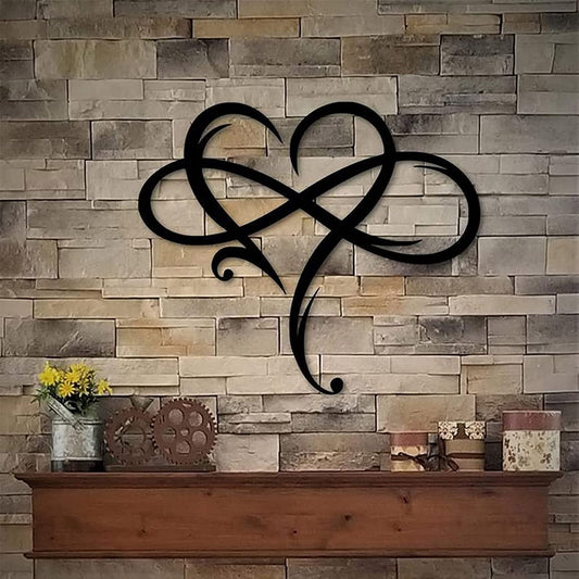Décoration murale Infinity Heart™ | Le symbole de l'amour éternel