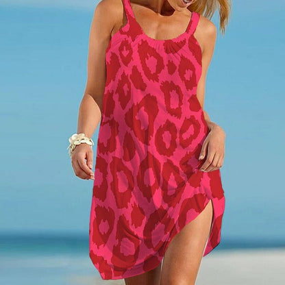 Women's Leopard Print Dress™ | Combineer stijl en comfort met een mooie zomerjurk