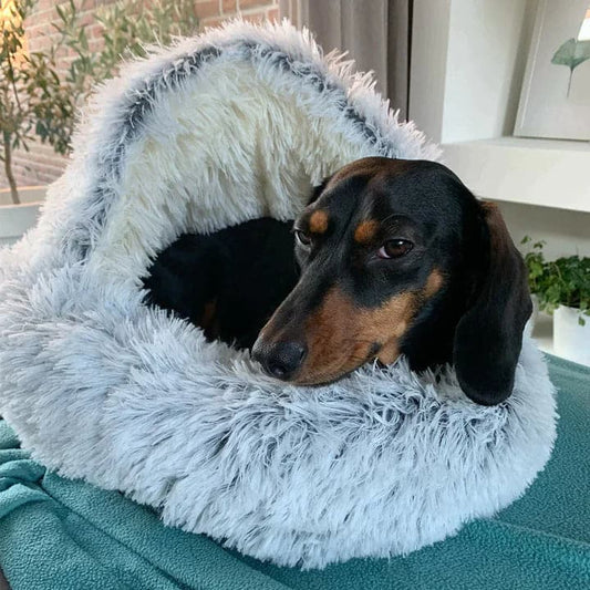 Pluche bed voor honden en katten - Gezellig pluchen nest