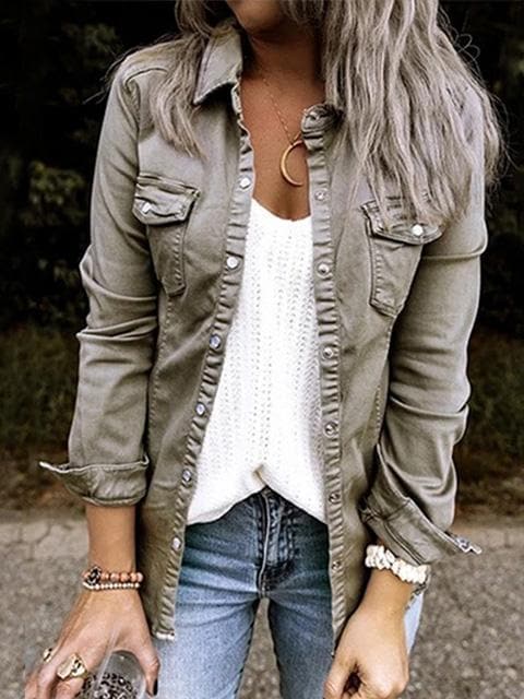 Veste en jean pour femme™